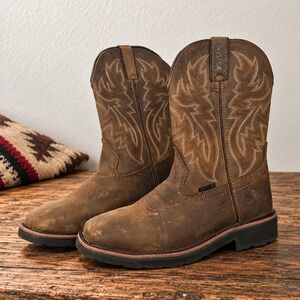 Wolverine Mens 11.5 EW Rancher Steel Toe Work Boots Brown Leather W10702